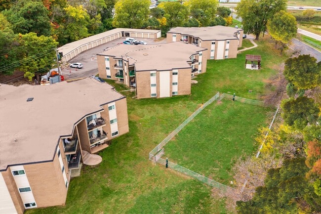 Northview Commons & Dog Area Aerial View