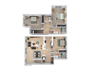 3 Bedroom | 2 Bath | 1497 SF | Renovated