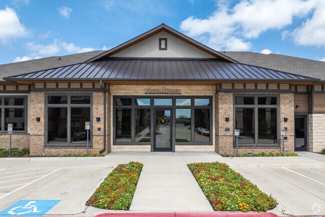 Entrada a la oficina de arrendamiento - Union House