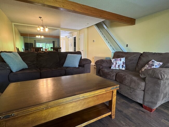 Living Room - 56 Mountain River Ave Unit Riverfront ski condo