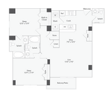 Carlisle | 2-Bedroom Floorplan