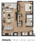 Ontario - 1 Bed/1 Bath - 873 Sq. Ft.