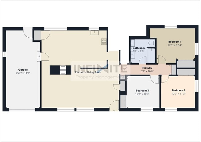 Photo - 3 Bedroom with Attached 1 Car Garage