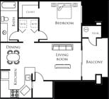 1BR/1BA