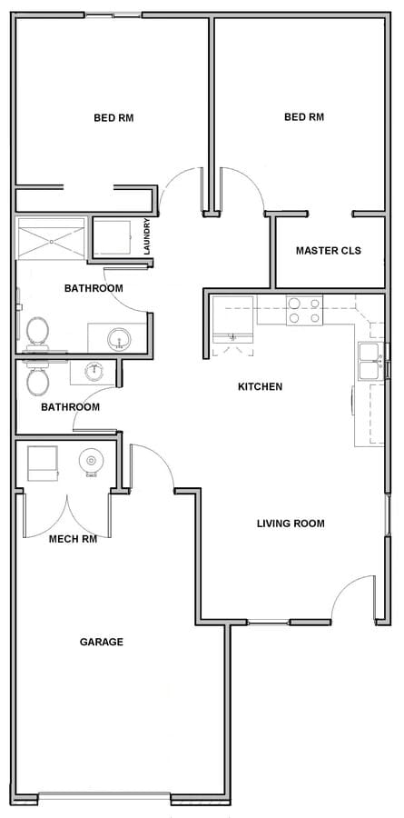 Photo - 1100 N Baltimore Ave Townhome