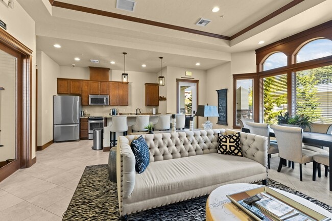 Community Room with Full Kitchen - Little Tuscany Apartments & Townhomes