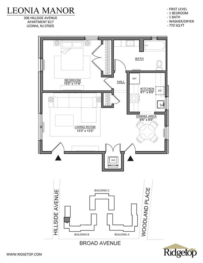 Photo - Leonia Manor: In-Unit Washer & Dryer, Heat...