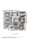 3 Bed, 2 Bath 1,382 Sq. Ft.