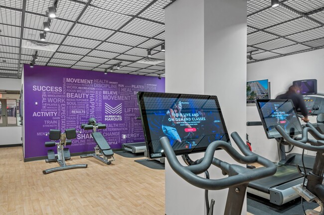 Peloton bike stations - Marquis Apartments