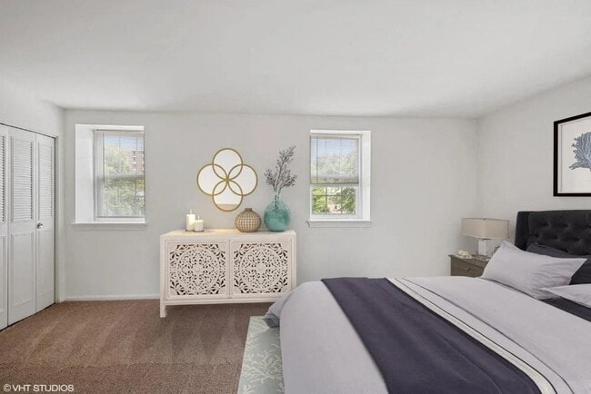 Spacious bedrooms flooded with natural light