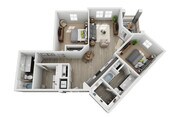 B3 floor plan The Haven at Indigo Square