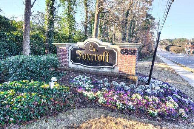 Foxcroft condominium entrance - 6851 Roswell Rd Unit H11
