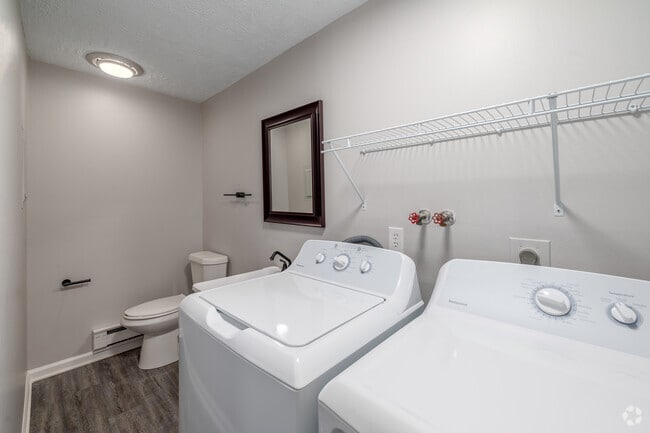 2BD, 1.5BA - 816SF - Laundry Room and Half Bathroom