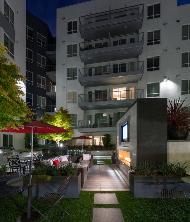 Outdoor Seating Area and Fireplace