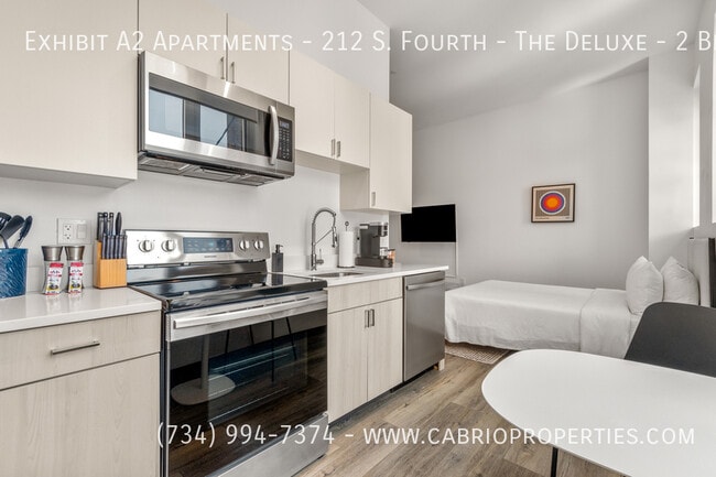 Photo - Exhibit A2 Apartments - 212 S. Fourth -The Deluxe - 2 Bed/1 Bath Unit The Deluxe - 2 Bed/1 Bath