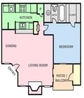 1BR/1BA