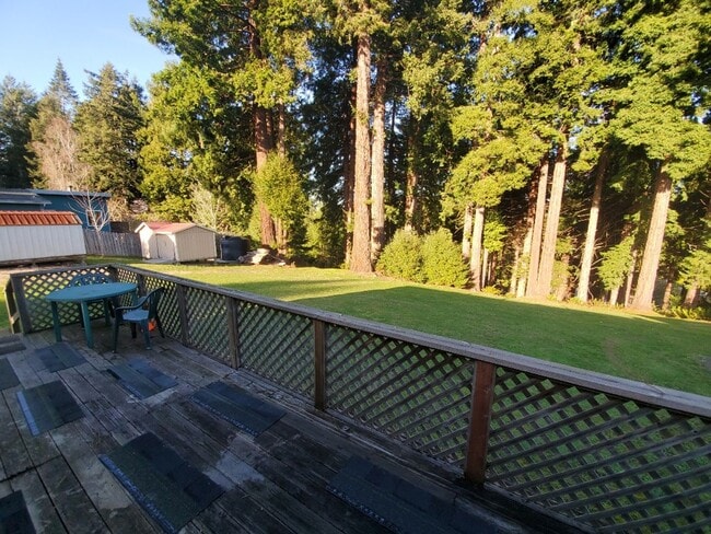 Photo - Spacious 1 bedroom with deck, wooded view & garden area. Most utilities included.