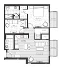 Ellipse on Excelsior and E2 - E2 - Tungsten - 2 Beds - 2 Baths - 942 Sq. ft.