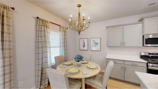 Cafe. venture between serving hot meals right off the stove and eating it at the dining table