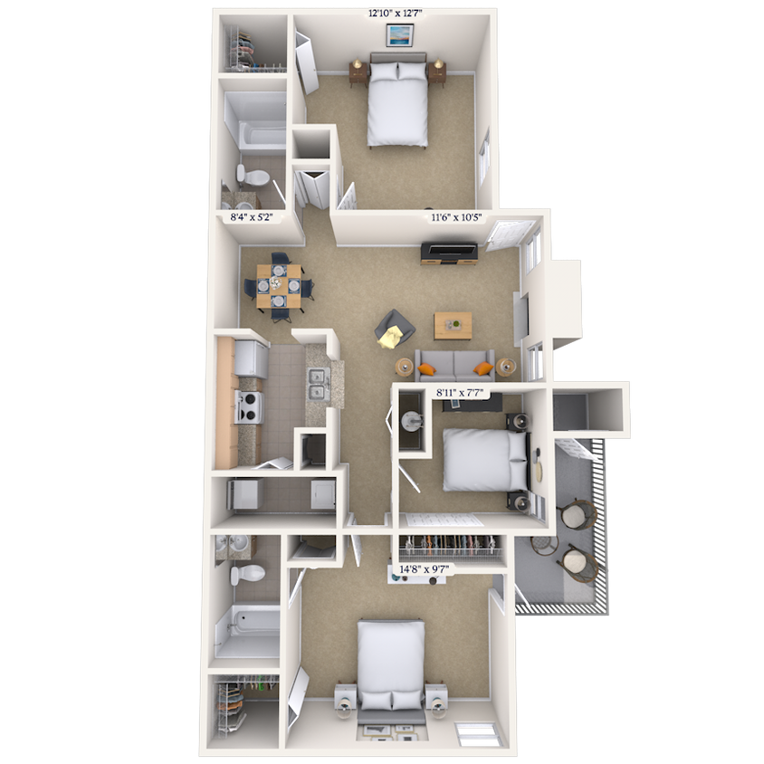 Floor Plan - The Bradford