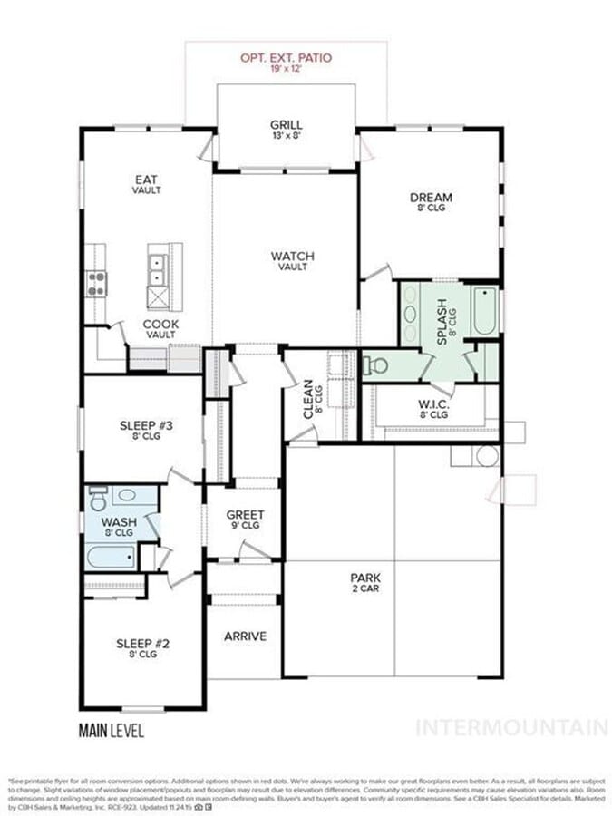 Photo - Single-Level Home w/2-Car Garage