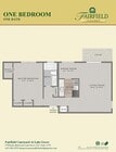 1 bed, 1 bath , 700 sq ft