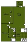 2 Bedroom/1 Bath