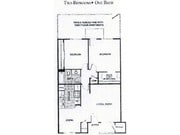 2BR/1BA