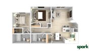2 Bedroom 2 Bathroom