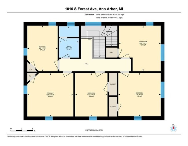 floor plan - 1010 S Forest Ave