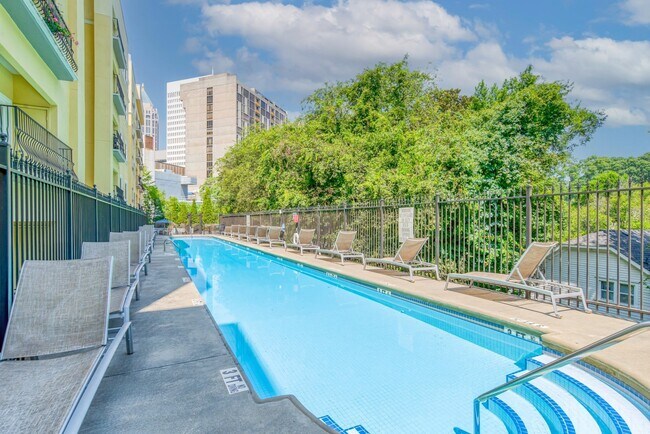 Unique lap pool with deck