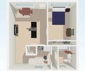 1BR/1BA