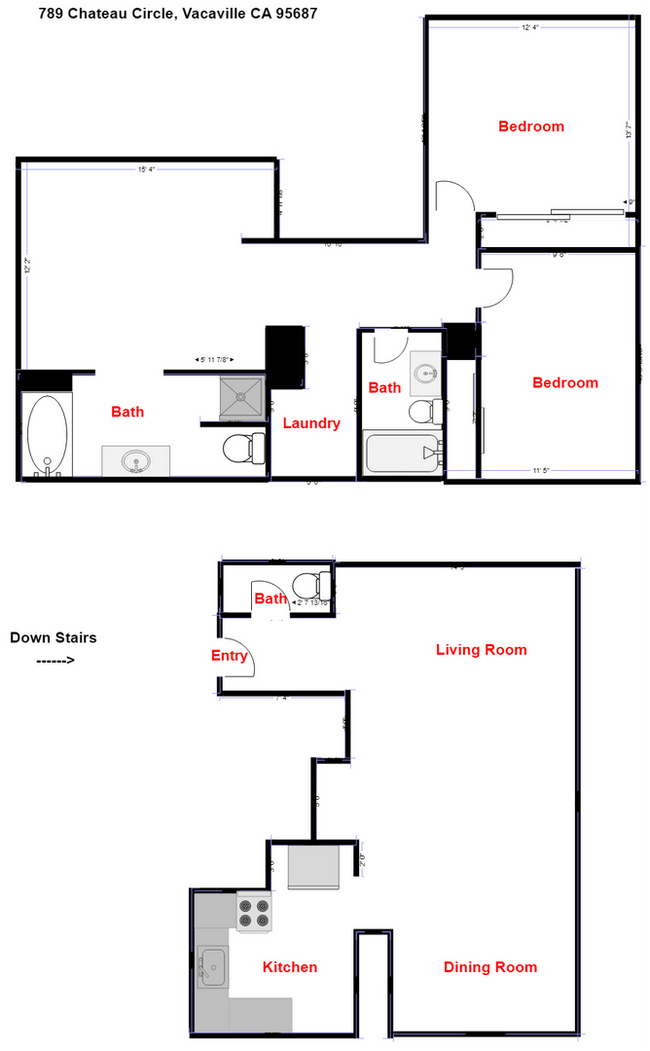 Photo - Charming 3-bedroom 2.5 bath, 1512 square foot home in Vacaville
