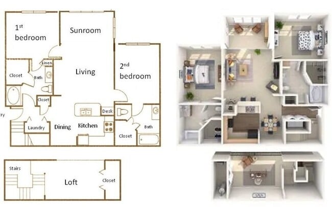 floorplan - 704 Bristol Village Dr Unit 305 Bristol Village