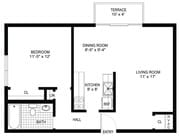 1BR/1BA