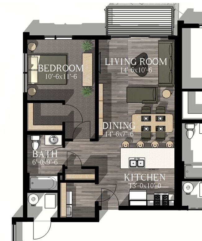 Building Photo - The Huron | One Bedroom Unit 407 Rental