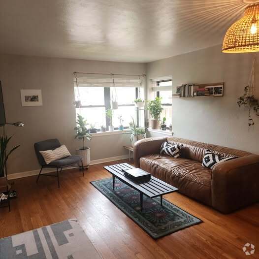 Living room (staged) - 5532 Chippewa St Rental