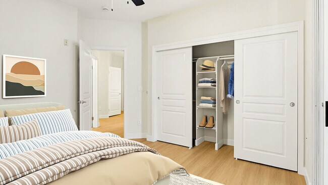 Bedroom with Hard Surface Flooring