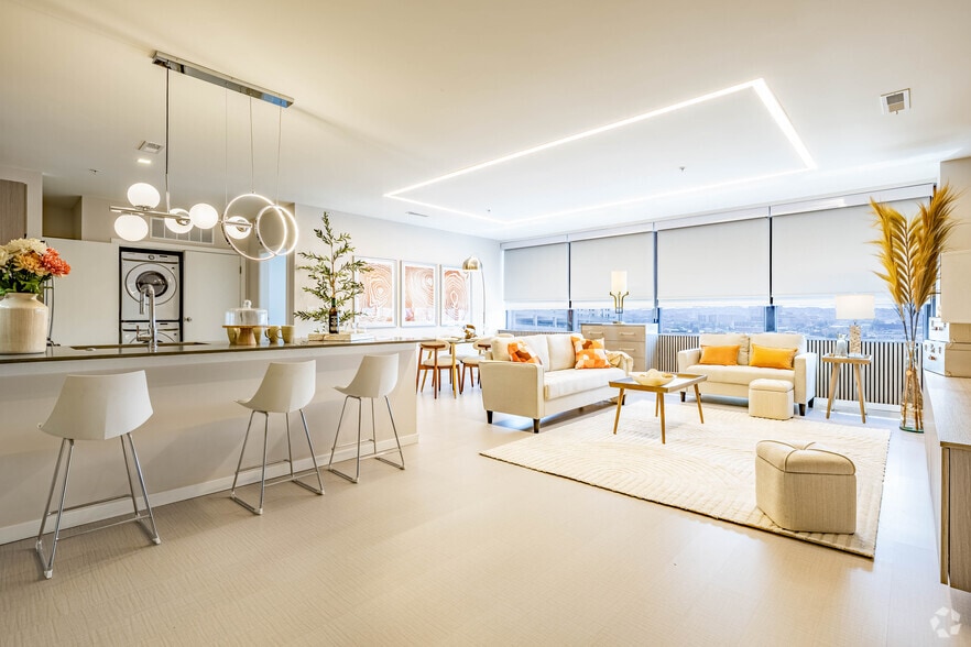 2B open concept living room
