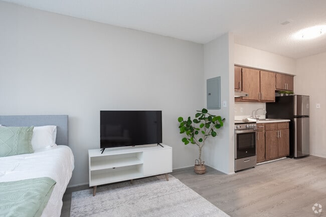 1BR, 1BA - 350SF Sa1 Studio - Living Area