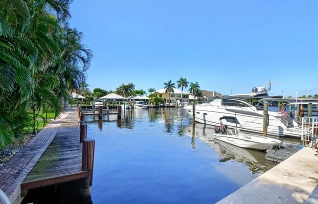 View from Community area on intracoastal - 1820 S Ocean Blvd Unit 2A
