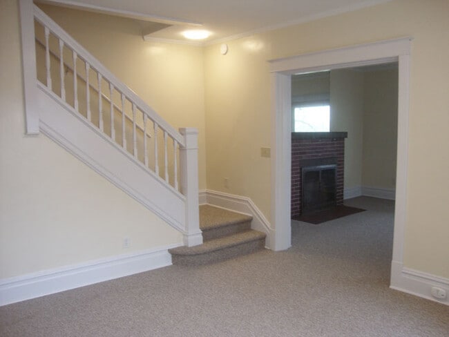 Dining room (12' x 13'3") and stairwell to second floor. - 14 E Weber Ave Unit 14