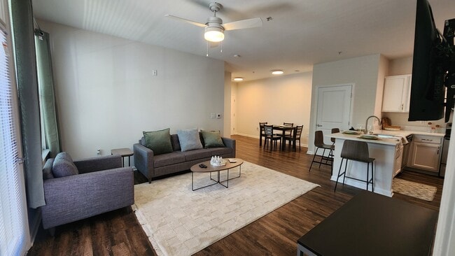 Renovated Living Room - Walden Station Apts
