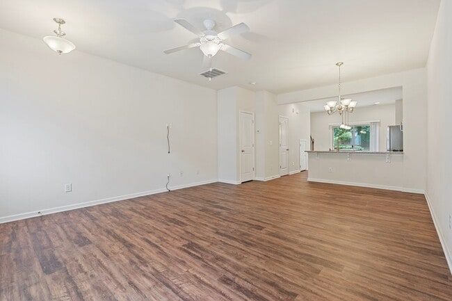 Photo - 2 Bedroom, 2.5 Bath townhome in Thompson Ridge with new LVP flooring downstairs.