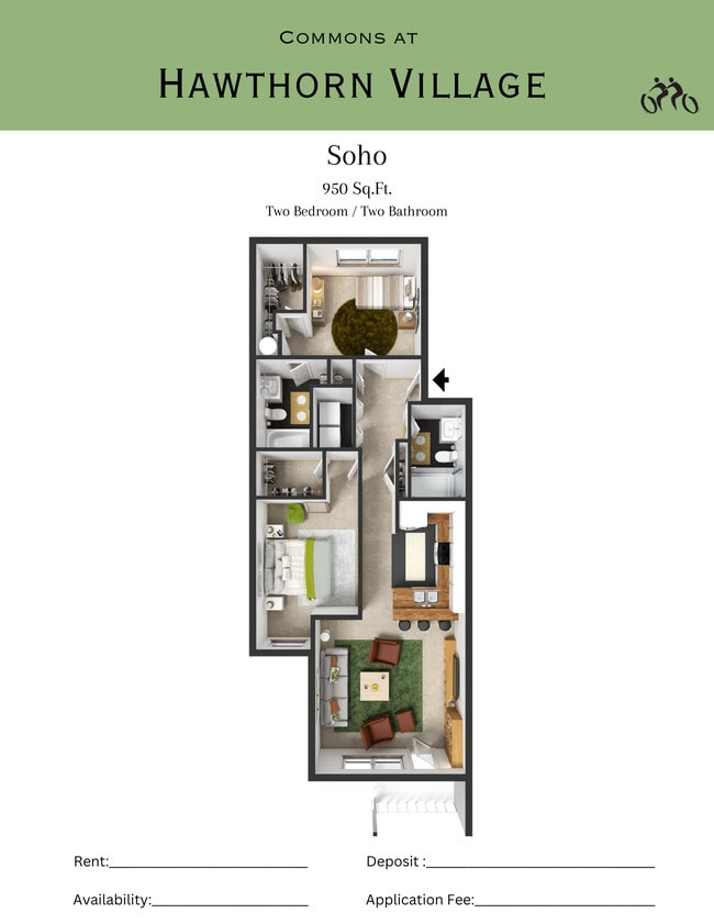 Photo - Commons at Hawthorn Village Apartments