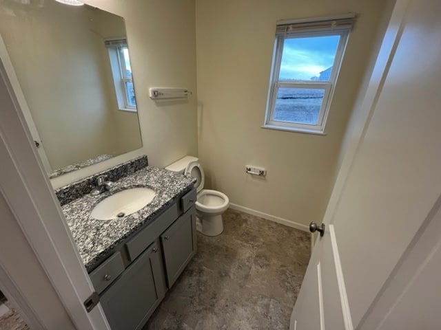 Half bath off kitchen