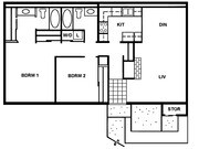 2BR/2BA