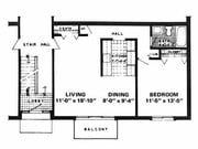 1BR/1BA