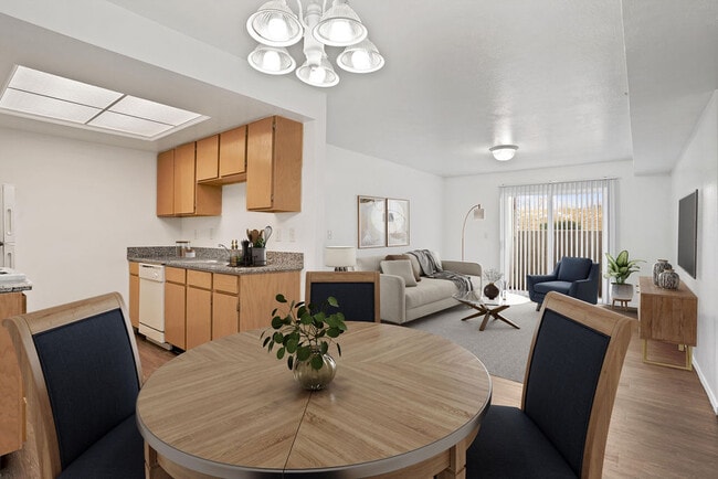 1 bd open living areas