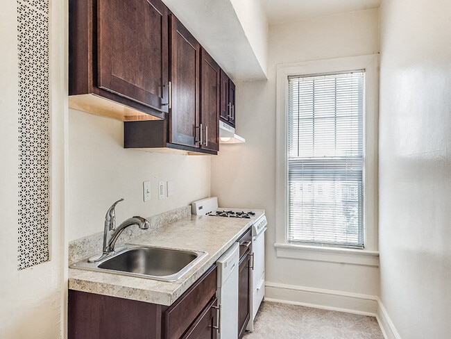 Cocina parcialmente renovados